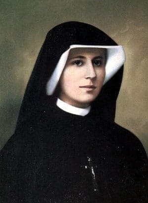 Portrait de Sainte Faustine Kowalska